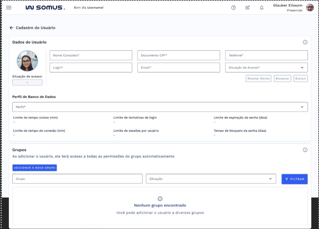 Cadastro de Usuário