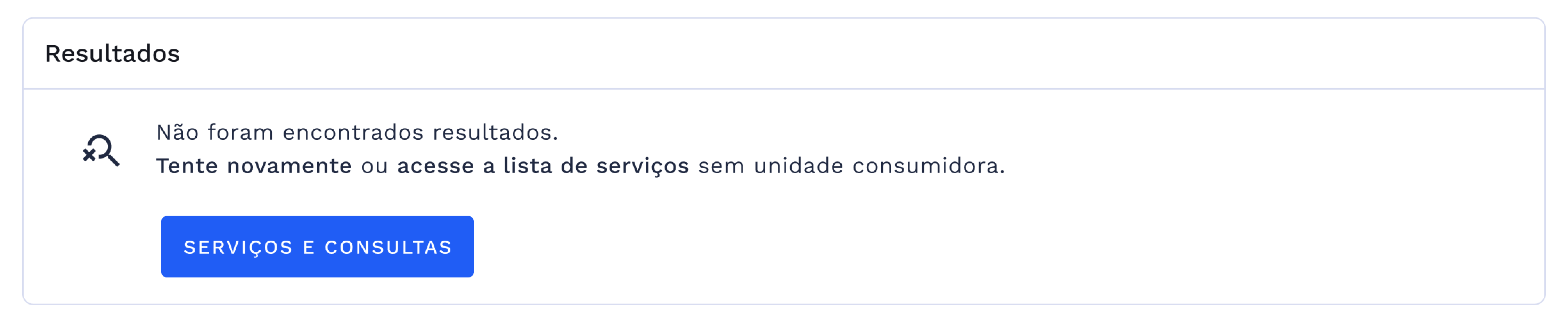 Resultado não encontrado